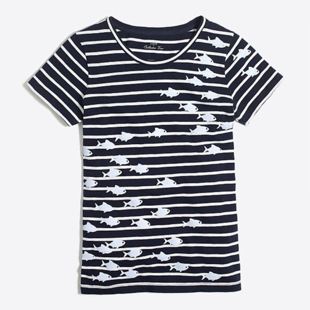 J. Crew fish shirt
